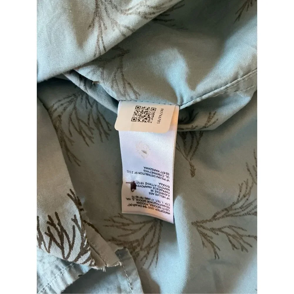 The North Face Baytrail Button Down Shirt Sz M Pearl Pocket